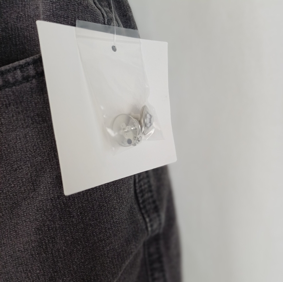 NWOT Quacker Factory Jeans Bootcut Dream Jeannes Charcoal Grey Sz 14 A210151 - Picture 2 of 8